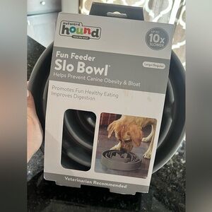Large slow feeder bowl for doggies